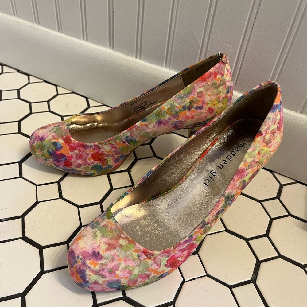 Madden Girl floral heels